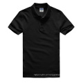 Algodão pesado com Spandex Moda Custom Men Polo T-Shirt